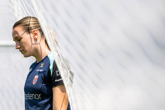 Bläddra bland fler bilder av UEFA Women's Euro 2025, day 13, Norway, training