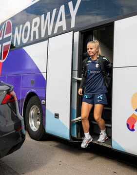 Emilie Woldvik of the Norwegian women's national football