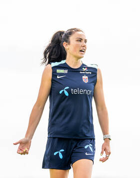 Ingrid Syrstad Engen of the Norwegian women's national