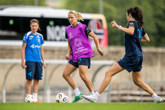Lisa Naalsund of the Norwegian women's national football
