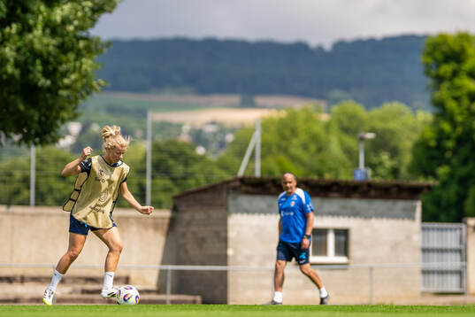 Justine Kielland of the Norwegian women's national football
