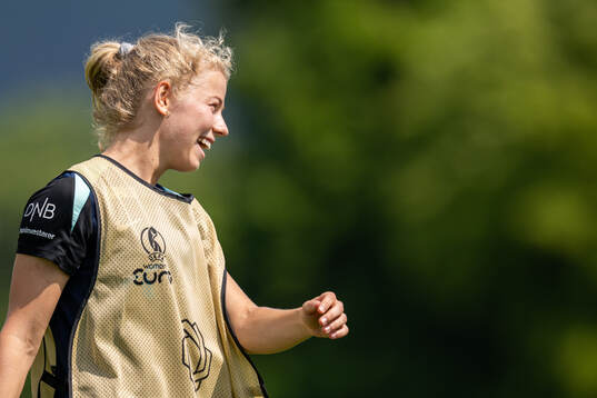 Justine Kielland of the Norwegian women's national football
