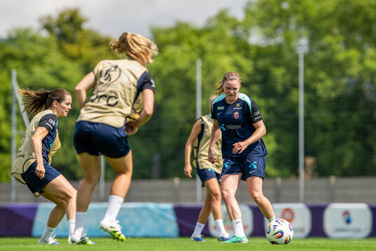 Signe Gaupset of the Norwegian women's national football