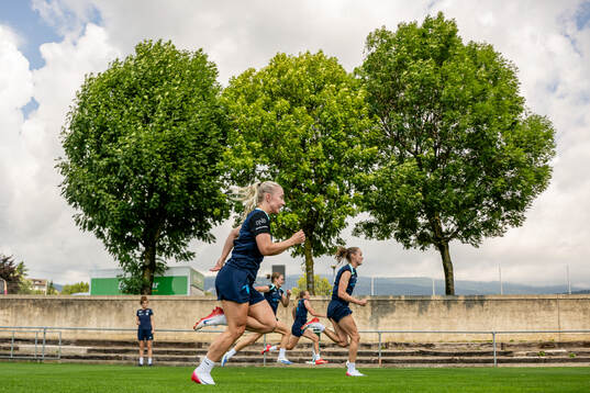 Thea Bjelde of the Norwegian women's national football team