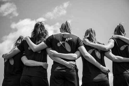 Players of the Norwegian women's national football team at