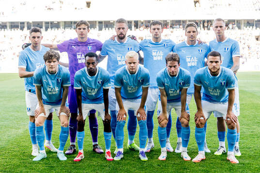 The starting eleven of Malmö FF