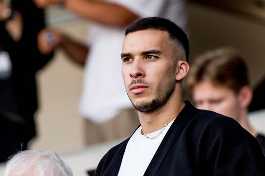 Andrej Djuric of Malmö FF in the stands