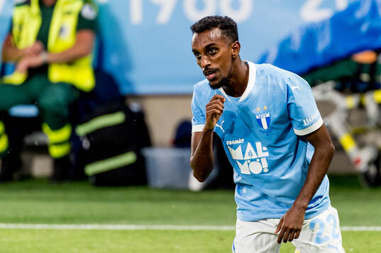 Taha Ali of Malmö FF celebrate