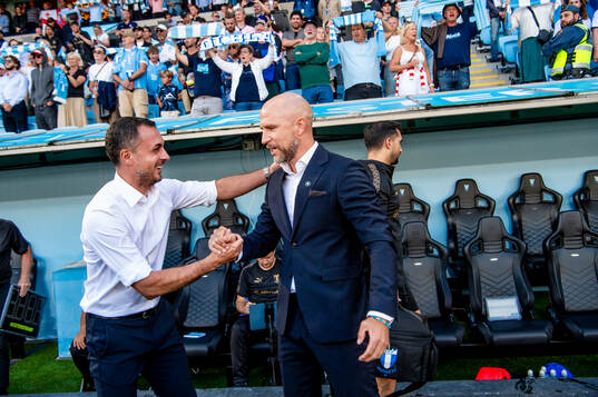 Head coach Levan Korgalidze of FC Iberia and Head coach