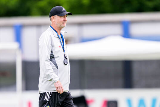 Head coach Peter Gerhardsson of the Swedish women's