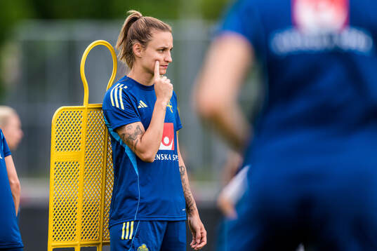 Nathalie Björn of the Swedish women's national football