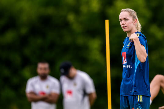 Hanna Lundkvist of the Swedish women's national football