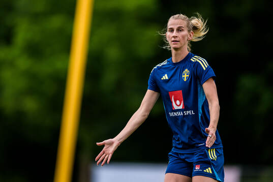 Sofia Jakobsson of the Swedish women's national football