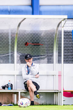 Head coach Peter Gerhardsson of the Swedish women's