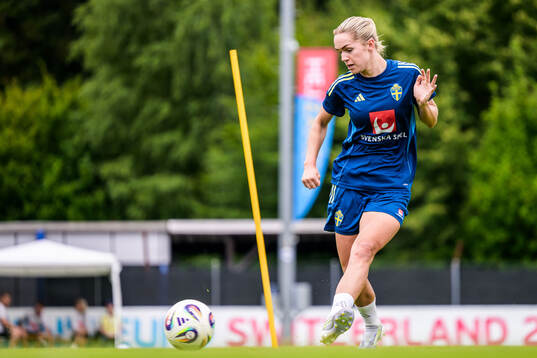 Hanna Lundkvist of the Swedish women's national football