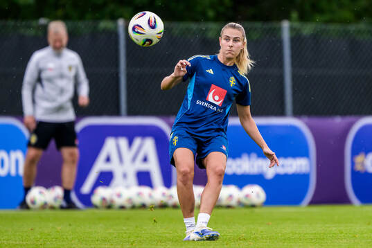 Amanda Nildén of the Swedish women's national football