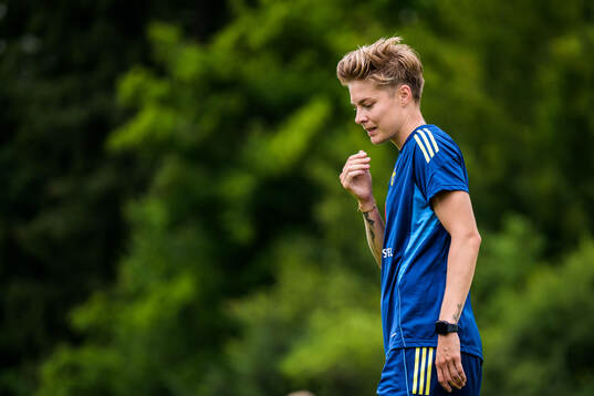 Lina Hurtig of the Swedish women's national football team