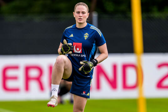 Goalkeeper Tove Enblom of the Swedish women's national