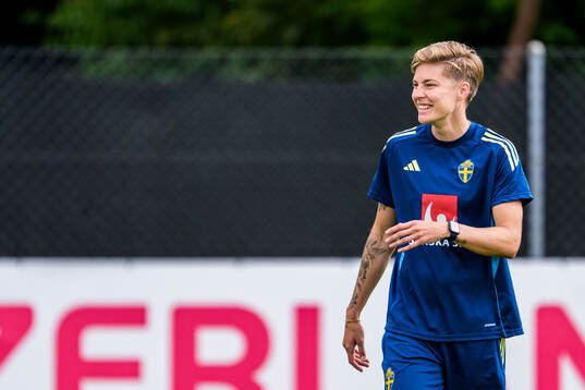 Lina Hurtig of the Swedish women's national football team