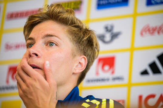 Lina Hurtig of the women's national football team of Sweden