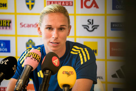 Jonna Andersson of the women's national football team of