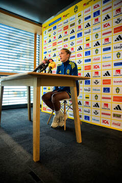 Filippa Angeldahl of the women's national football team of