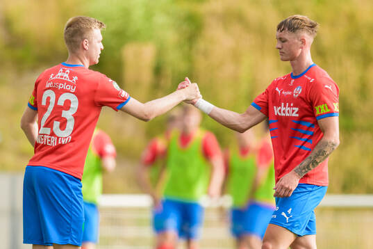 Helsingborgs William Westerlund och Marcus Gudmann