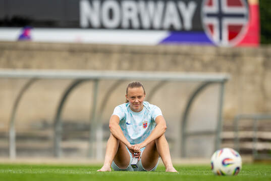 Synne Sofie Kinden Jensen of the Norwegian women's national