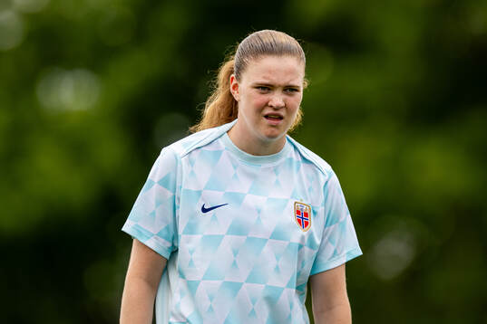 Signe Gaupset of the Norwegian women's national football