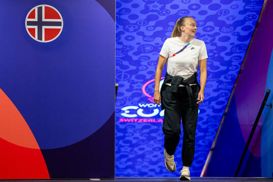 Synne Sofie Kinden Jensen of the Norwegian women's national