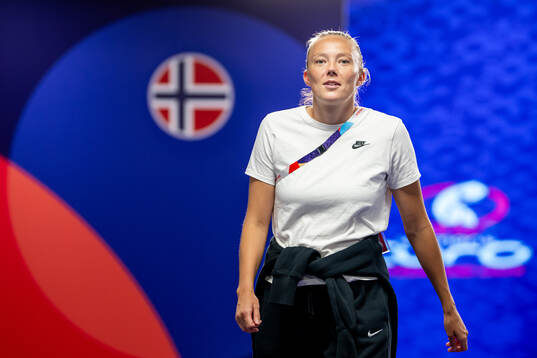 Synne Sofie Kinden Jensen of the Norwegian women's national