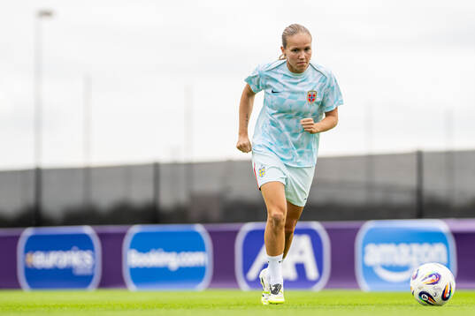 Guro Reiten of the Norwegian women's national football team