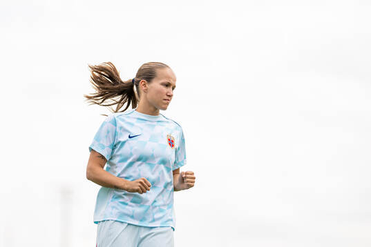 Guro Reiten of the Norwegian women's national football team
