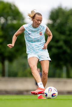 Synne Sofie Kinden Jensen of the Norwegian women's national