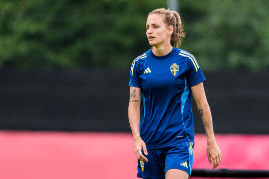 Nathalie Björn of the Swedish women's national football