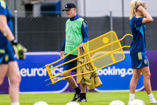 Head coach Peter Gerhardsson of the Swedish women's