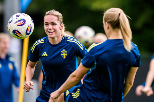 Hanna Lundkvist of the Swedish women's national football