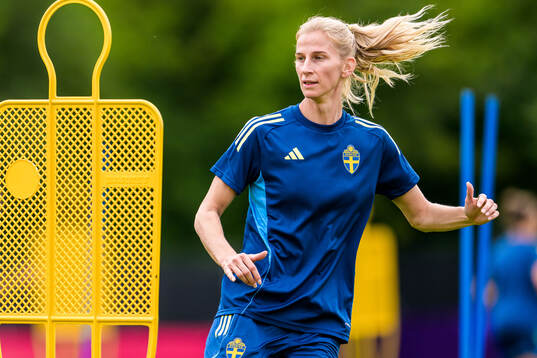 Sofia Jakobsson of the Swedish women's national football