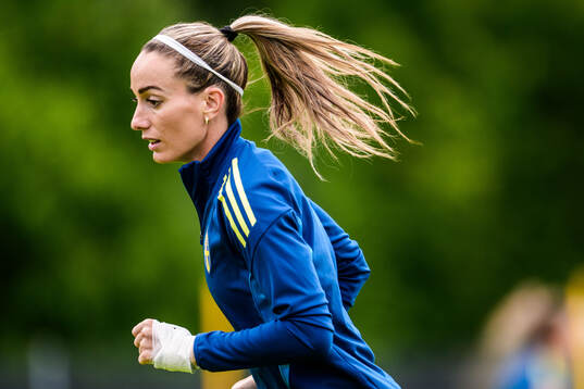 Kosovare Asllani of the Swedish women's national football