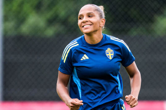 Madelen Janogy of the Swedish women's national football