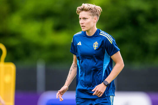 Lina Hurtig of the Swedish women's national football team