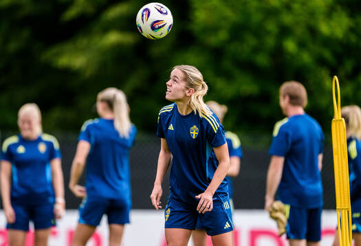 Hanna Lundkvist of the Swedish women's national football
