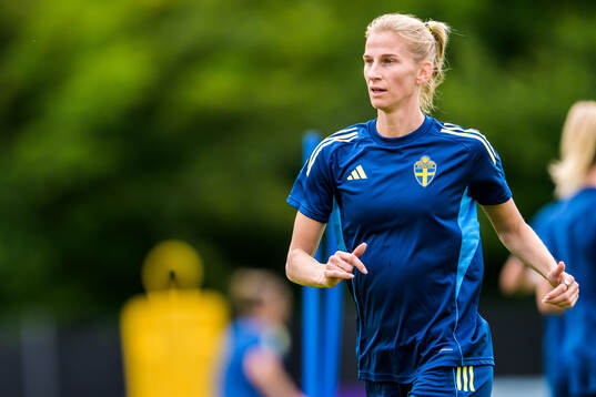 Sofia Jakobsson of the Swedish women's national football