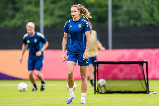 Nathalie Björn of the Swedish women's national football
