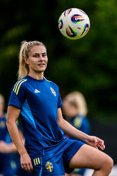 Amanda Nildén of the Swedish women's national football