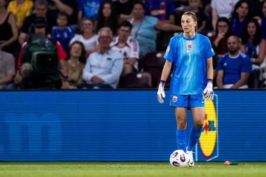 Goalkeeper Cecilie Fiskerstrand of Norway