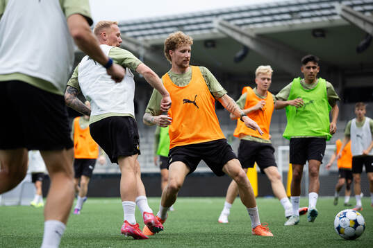 Mikkel Rygaard and Simon Gustafson of Häcken