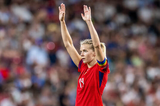 Ada Hegerberg of Norway celebrates