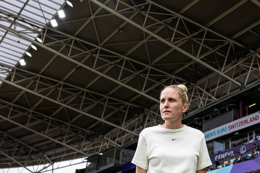 Head coach Gemma Grainger of Norway