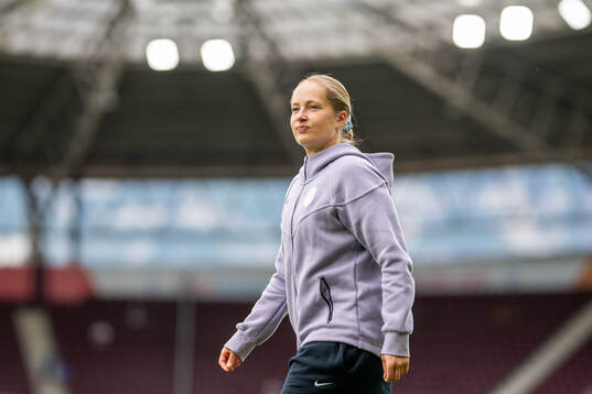 Goalkeeper Aurora Mikalsen of Norway